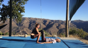 Thai yoga massage and acroyoga are part of lunar acroyoga